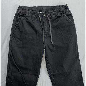 Beardedgoat Elastic Waist Stretch Cotton Canvas Jogger Pants Men's Size L